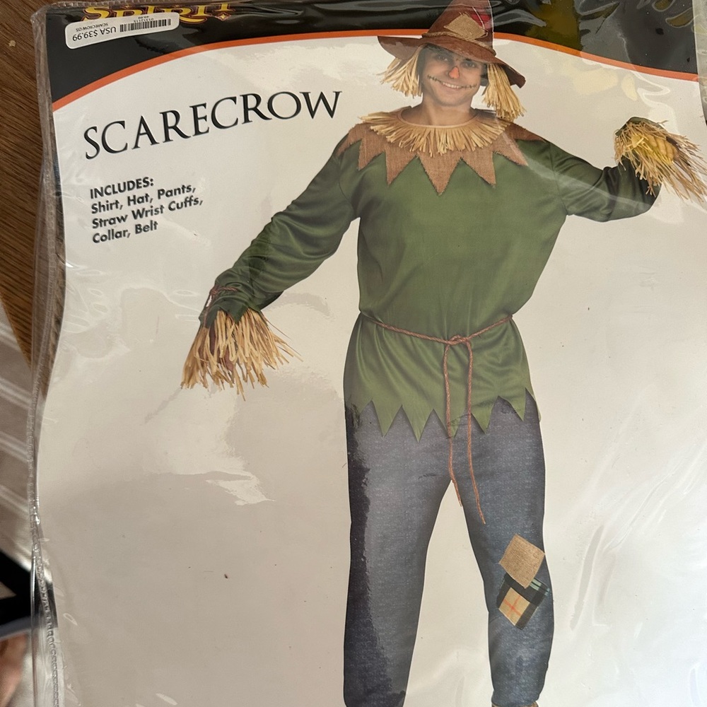 Spirit men’s adult scarecrow costume